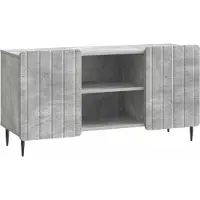 Syfax TV-Schränk Betongrau 102 x 34,5 x 52 cm Holzwerkstoff