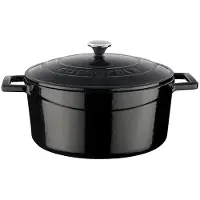 Lava Bräter - 24 cm - 4.49 liter - Cast iron - Schwarz