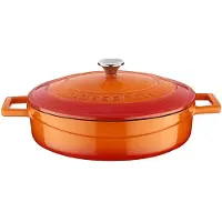 Lava Bräter - 24 cm - 2.47 liter - Cast iron - Orange