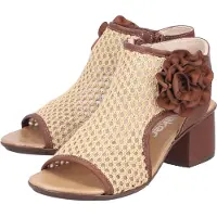 Rieker Schaftsandalen Damen 32313933353639 Beige 36 EU