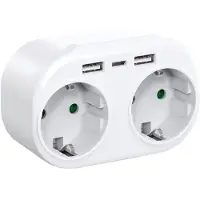 OEM Reis-USB-Stromverdubber, draagbare oplader, stekkerdoos, reissnoer, opladeruitbreider, stijl 4