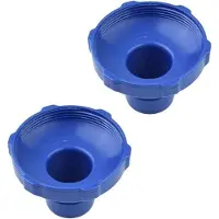 OEM Schwimmbad-Filter-Anpassungsbefestiger mit Wandmontage für Schwimmbad-Reinigung und Ersatzteil für Schwimmbecken bis 4,9 m - Weiß