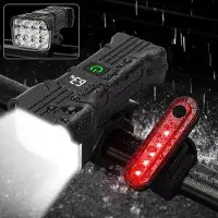 OEM LED-Fahrradhelm mit 12 LEDs, 1800 mAh, 9500 Lumen, 6+5 Stufen, dimmbar, wasserdicht, für Mountainbike und Rennrad