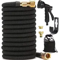 OEM Schlank 30 m langer Gartenschlauch mit weichem Drei-Schlauch-Kern, abdrehbarer flexibler Schlauch, alle Schraubanschlüsse aus hochwertigem Kupferzinken.