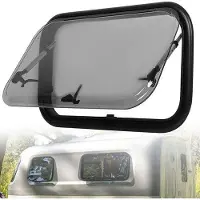 OEM Caravanfenster - Ventilations- und Privatschutz - Sonnenschirm - 500x450mm - Schwarz