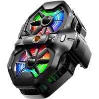 OEM Doppellagige Halbleiterkühlkörper für Mobiltelefon-Lüfter, mit farblich kodierter LED- und Temperaturanzeige, für Gaming und intensives Einsatz.