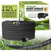 OEM Wasserspritzschlauch für den Garten - Effizienter Wasserlieferant - Wasser sparendes Design - 100 Meter Länge - Schwarz