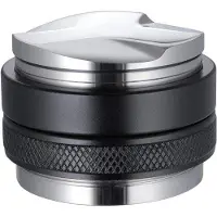 OEM Koffie Tampers - RVS - 53MM - voor Espresso - voor Consistent Extractie - zwart en zilver