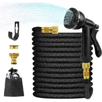 OEM 100FT Flexible Gartenschlauch, 30 m, mit 8 Funktionen, Gartenspülgerät für Innenhof, Autowaschanlage