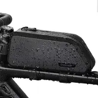 OEM Fahrradtasche, Rahmenhalter, 1,5 L, wasserdicht, Vordersatz, Oberrohrhalter, Lenkerhalter, Fahrradzubehör, schwarz, 1,5 L