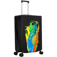 OEM Reisegepäck-Schutztasche - Elastiksbügel - Trolley-Abdeckung - Reisebeutelsicherheit - 20-35 Zoll - Schwarz