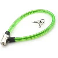 OEM Sicherheitskabelschloss 2ft.x12mm für Fahrradkabelschloss mit 2 Schlüsseln hochsicherer Kabelschloss für Draht, Fahrräder, Roller, Tore, Gartenzäune, grün 620x12mm
