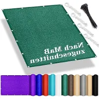 OEM Außen-Sonnenhimmel mit Badezimmer-Schatten - 180 x 380 cm - atmungsaktives HDPE-Material - dunkelgrüner Freibad-Schirme