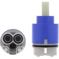 OEM Küchenarmatur-Tauschkopf - Küchenarmatur-Wartung - 35mm HD-Drehknopf Offen - 50g - Türkis