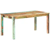 Syfax Esstisch Altholz Massiv 160x80x76 cm