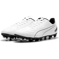 Puma Fußballschuh "CLASSICO FG", Herren, Gr. 46,5, Textil, weiß, schwarz, Synthetik, Schuhe Fußballschuh, für Rasenplätze, mit Schnürung, aus Synthetik