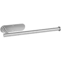 OEM Roestvrijstalen Wandhalter, ovaal, zinken, lang, selbstklebend, für Küche und Bad.