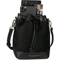 Bugatti Handtasche Umhängetasche Julice Bucket Bag Black schwarz