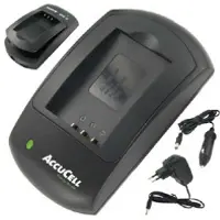 AccuCell Schnell-Ladegerät passend für Samsung BP-1310, NX10, NX-10