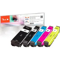 Peach PI200-285, Hohe (XL-) Ausbeute, Schwarz, Cyan, Magenta, Foto schwarz, Gelb, 15 ml, 11 ml, 5 Stück(e), Kombi-Packung