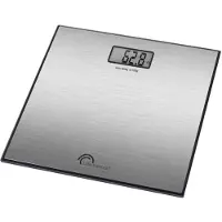 Little Balance 8159, Elektronische Personenwaage, 180 kg, 100 g, Edelstahl, kg, lb, Quadratisch