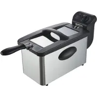 Continental Edison CERFR3IN2 3-Liter-Fritteuse – 2000 W – Edelstahl