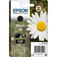 Epson Singlepack Black 18 Claria Home Ink, Schwarz, Standard, 5.2 ml, 11.2 cm, 2.4 cm, 37g