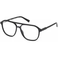 Timberland TB50067 Herren-Brille inkl. Gläser Vollrand Pilot Kunststoff-Gestell 56/14/145, schwarz