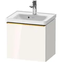 Duravit Waschtischunterschrank D-Neo 48,4x37,2x44cm, 1 A, wd, g pol/weiß hgl