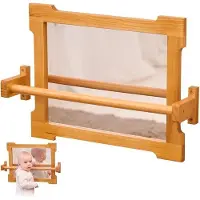 OEM Hochstuhl Stütze für Kleinkinder - Selbstständiges Gehen & Laufen - Holzbalancierstange - Wandspiegel.