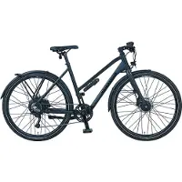 Prophete Damen E-Bike URBANICER 28" AEG EasyDrive Mini Vorderradmotor 40 NM 250 Watt AEG Nabenakku 7 Ah 252 Wh 8 Gang Kettenschaltung Scheibenbremse RH 52 AEG EasyControl Display
