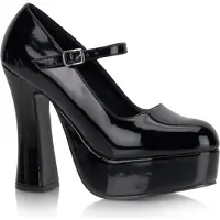DemoniaCult DOLLY-50 Damen Pumps von , Schwarz Lack , EU 42, US 12