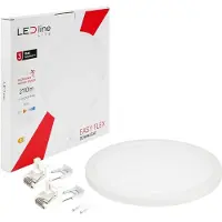 LED line EASY FLEX LED Einbaustrahler Ø300mm 24W CCT mit Bewegungsmelder
