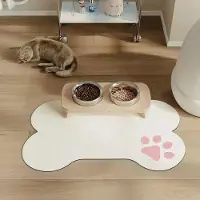 OEM Tierplacenta-Unterlage Für Haustiere, Hundebett, absorbierend, antirutsch, leicht zu reinigende Bodenmatte, Katzenfutter- und Hundefuttermatte 40*60cm