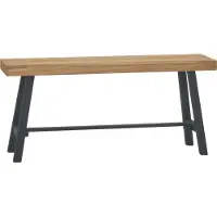Syfax Bank 110 cm Massivholz Teak