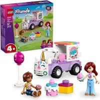 LEGO Friends Einhorn-Auto, Bauset für Kinder ab 4 Jahren, Feinmotorik Spielzeug, Mini-Puppen Paisley & Léo, Geschenkidee, Set 42675