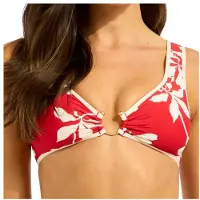 Seafolly - Mayflower Ring Front Tank - Bikini-Top Gr 42 rosa