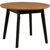 LeafDesign Esstisch Oslo 4 ausziehbar, rund, Eiche, 100-130 cm Durchmesser, 75 cm Höhe