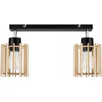 Light hom Moderne Led-Deckenhängelampe Aus Holz