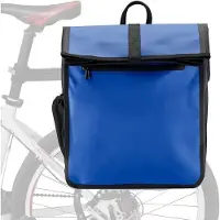 OEM Wasserfeste Fahrradtasche - Einzel Fahrradtasche - Hinten montierbar - Gepäckträger - Fahrradzubehör - Fahrrad - Schule - Arbeit - Einkauf