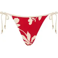 Seafolly - Mayflower Hipster Tie Side - Bikini-Bottom Gr 44 rot