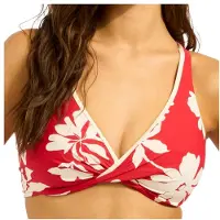 Seafolly - Mayflower Wrap Front F Cup Bra - Bikini-Top Gr 44 rosa