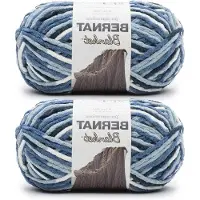 Markenlos Garn Faded Blues - 2 Pack - 300g/10,5oz - Polyester - Super bulky - 220 Yards