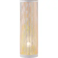 Marrakesch Orient & Mediterran Interior Tischlampe Aigna im modernen Design, für stimmungsvolles Licht, in Weiß 48 cm