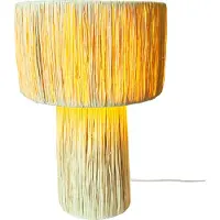 Marrakesch Orient & Mediterran Interior Tischlampe Morjana mit E27-Fassung, für stimmungsvolles Licht, in Beige 42 cm
