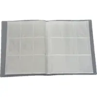 Collect-it.de Leere Sammelmappe - 26 Seiten (468 Karten) - Ideal für Sammel Bilder/Karten - Farbe Neutral