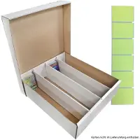 Collect-it.de 10 Riesen Deck-Boxen - Aufbewahrung (weiß) für je 4000 Karten (Magic/ YuGiOh Karten)