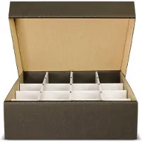 Collect-it.de collectXP - Riesen Deck-Box für 4.000 Karten + 16er Unterteilung - Aufbewahrung für alle TCG & Sammelkarten (Magic, Pokemon, Yu-Gi-Oh! & co.) (schwarz)