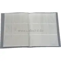 Collect-it.de Leere Sammelmappe - 26 Seiten (468 Karten) - Ideal für Sammel Bilder/Karten - Farbe Neutral