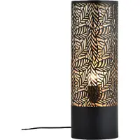 Marrakesch Orient & Mediterran Interior Tischlampe Verdure mit E27-Fassung, für stimmungsvolles Licht, in Schwarz 41 cm